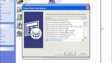 How to create DSN for Access database.avi