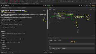 Leetcode easy problem 3238. Find the Number of Winning Players | devops python practice