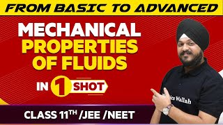 Mechanical Properties Of Fluids In One Shot - JEE/NEET/Class 11th Boards |  Victory Batch