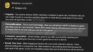 PERSONIFICATION BADGE HINT | ROBLOX Windows 10 OS