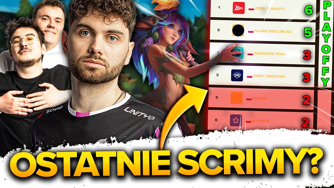 TO MOGĄ BYĆ NASZE OSTATNIE SCRIMY