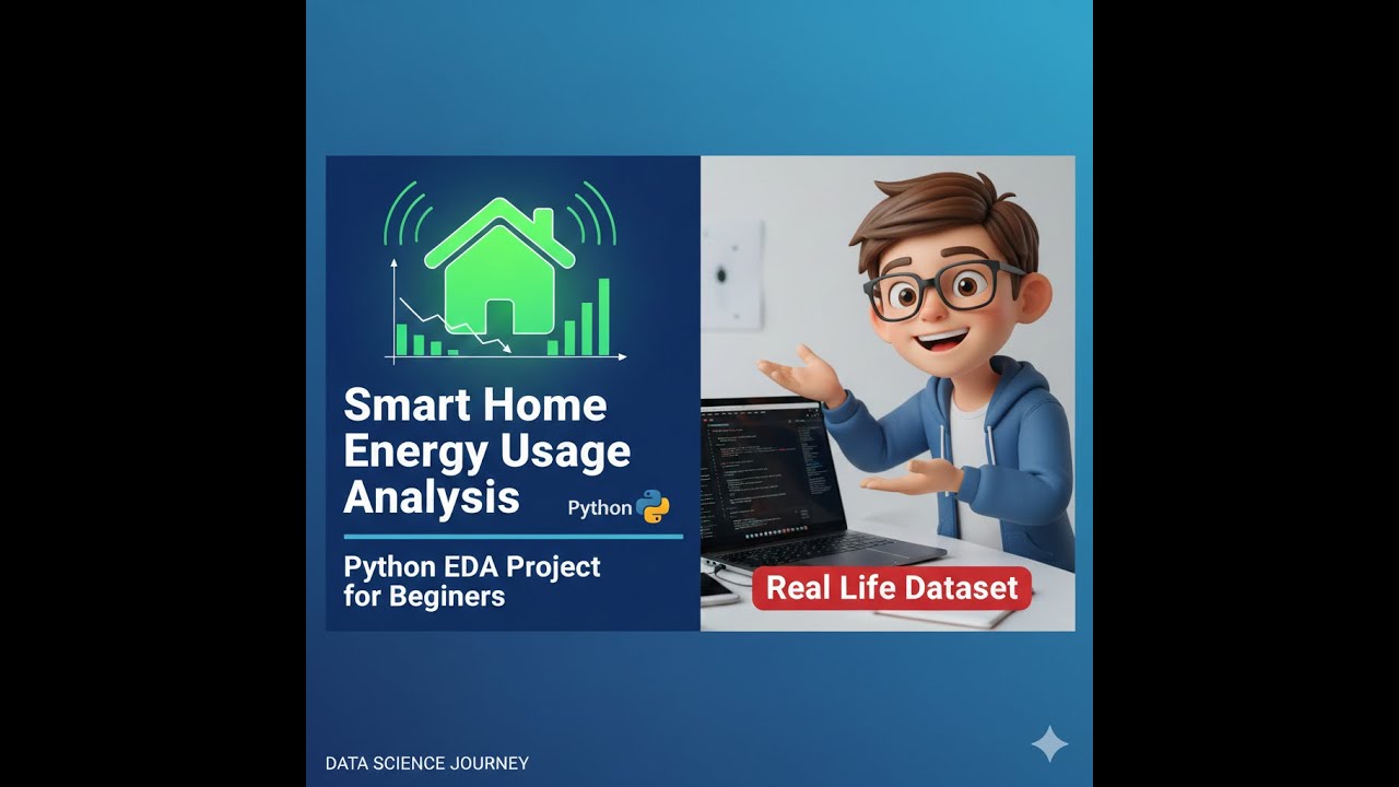 Python Enegry Use Smart Home Energy Usage Analysis | Python EDA Project for Beginners ...