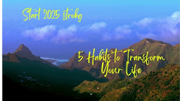 Change Your Life in 2025: These 5 Habits Are the Key! #2025goals #motivation #daily  #motivational