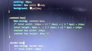 Difference Between Content Box And Border Box With Same Style
