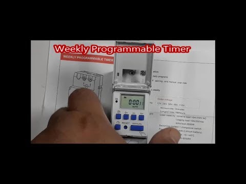 How to program Digital switch timer