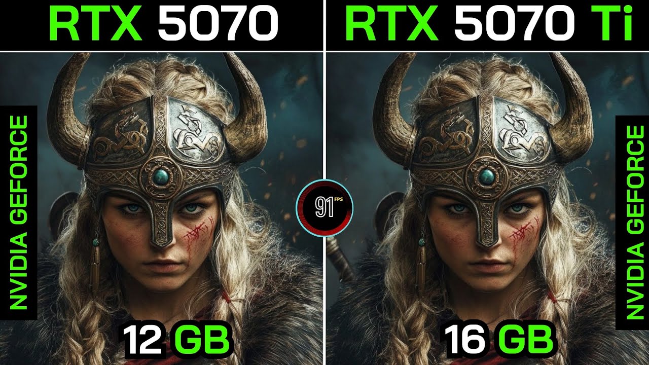 RTX 5070 VS RTX 5070 Ti + Ryzen™ 7 9800X3D : TEST IN 20 GAMES - YouTube