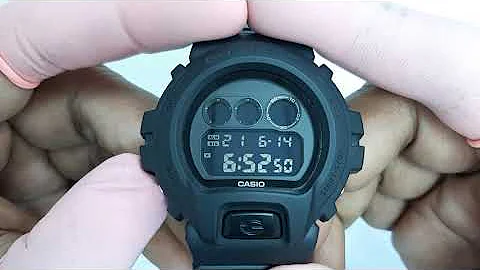 How To Setting Time a G-Shock DW-6900 Digital Watch | SolimBD