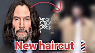Keanu reeves New haircut!