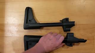 magpul MP5 stock with spacer and additional LOP slot