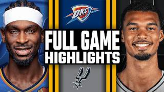 Oklahoma City Thunder vs San Antonio Spurs - FULL GAME HIGHLIGHTS | October 20, 2026 NBA Season