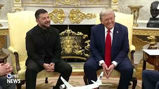 WATCH: Trump promises 'lasting peace' for Ukraine, says peacekeeping force under consideration