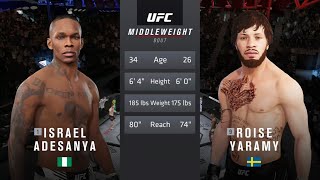 UFC 4 Career Mode - #9 Roise Yaramy vs #1 Israel Adesanya