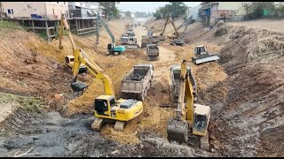 Full Video 2h Great Action Of Team Machinery Working Building Recovery Canal EP002 by iKHMER Machine 1,514 views 3 weeks ago 2 hours, 49 minutes