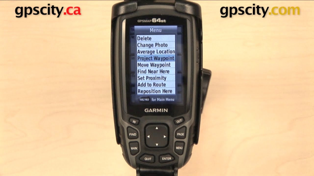 Garmin GPSMAP 64 Series: Marking & Managing Waypoints with