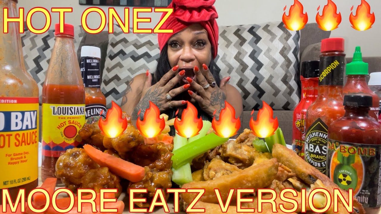 HOT ONEZ!!! MOORE EATZ VERSION!!! EXTREME HEAT CHALLENGE!! BOOM BOOM BOOM🔥🔥🔥🔥🔥🔥🔥🔥🔥🔥