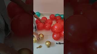 Christmas balloon 🎈 decoration part 1                                               #christmas