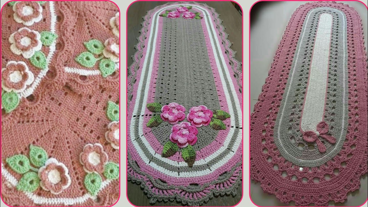 Crochet table runner/ table runner pattern/ Crochet Tablecloth