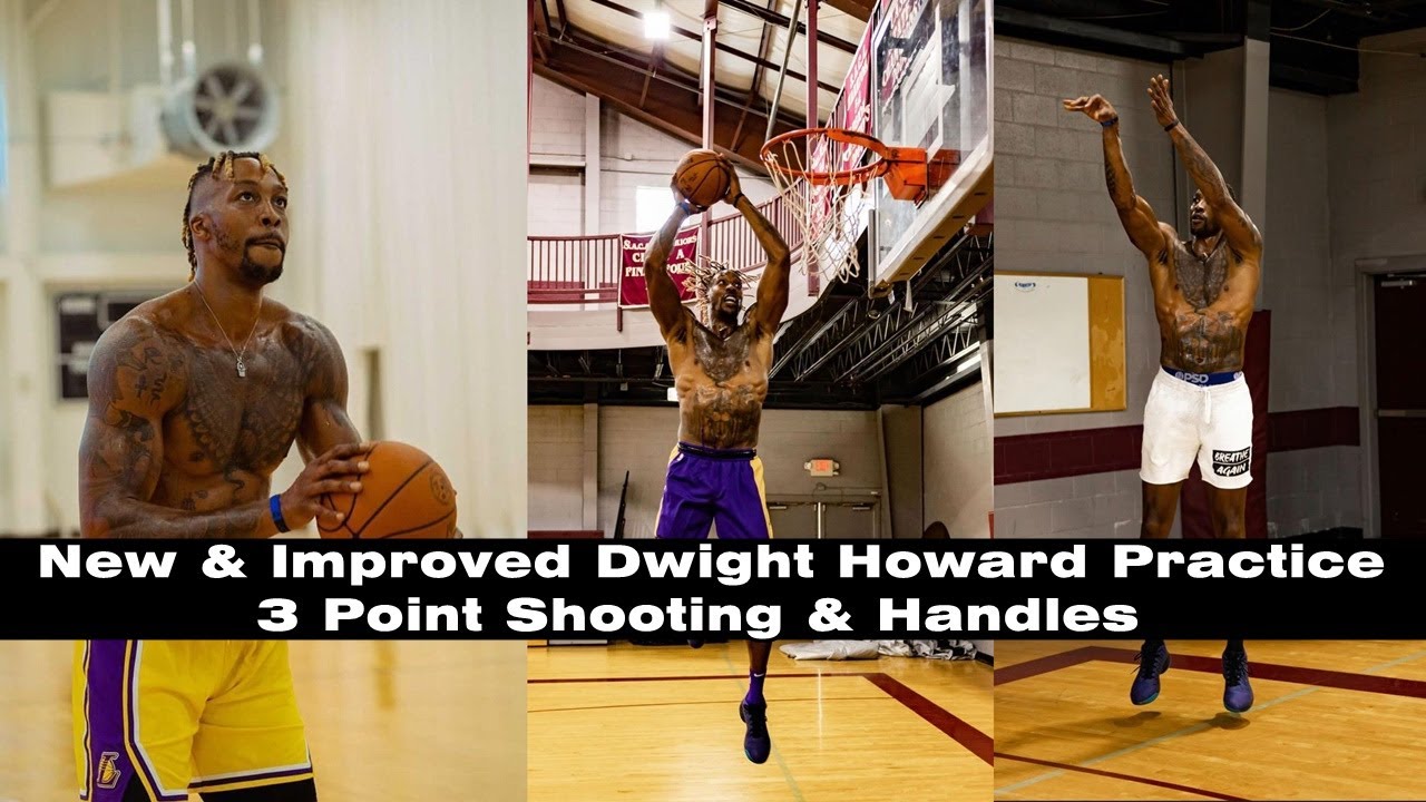 New & IMPROVED Dwight Howard Lakers Practice For NBA Season(3pt Shooting/Handles/Post Moves)