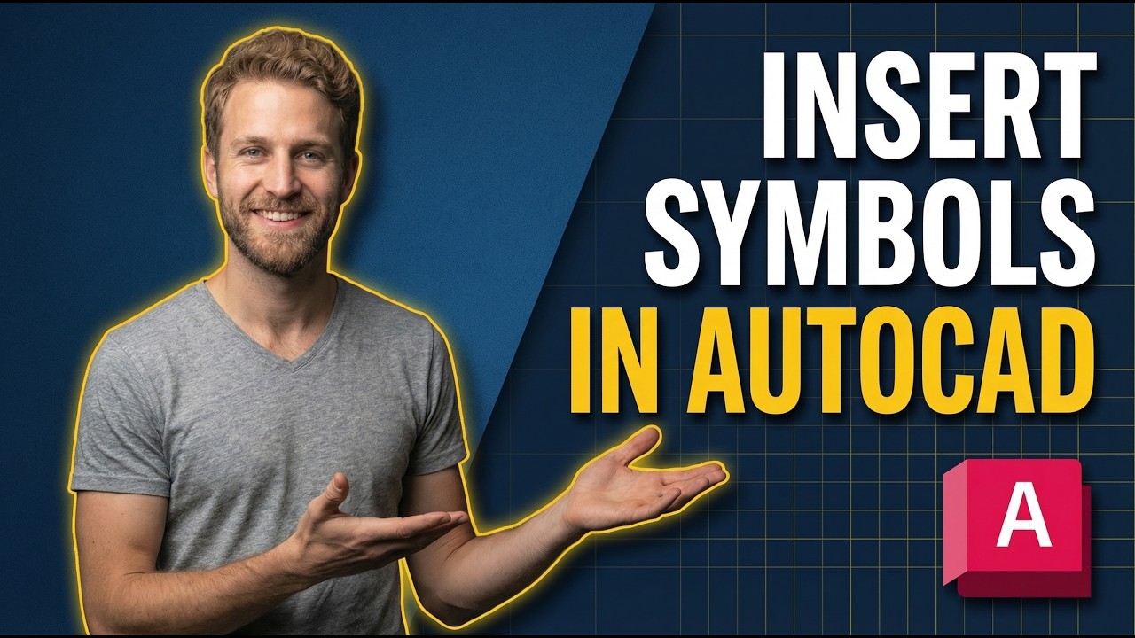 Insert Icon In Autocad How To Insert Symbols In AutoCAD (2026 Easy Guide) - YouTube