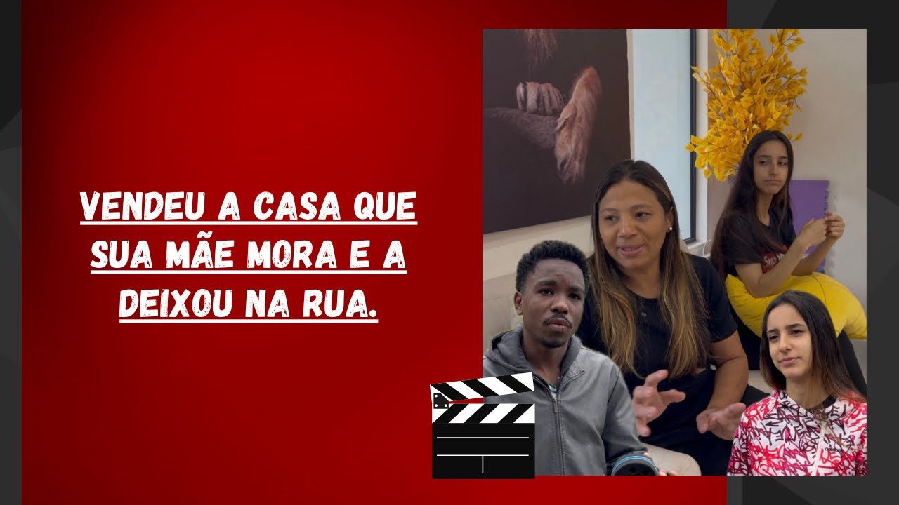 Vendeu a casa que sua mãe mora e a deixou na rua.