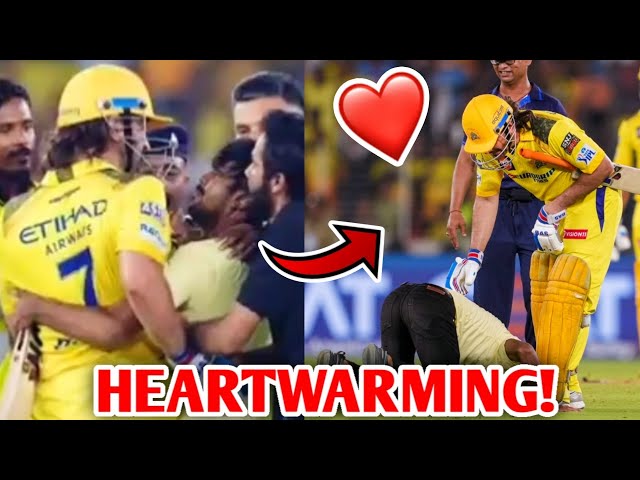 MS Dhoni Won Every Fan's Heart by doing this...🥺❤️| MS Dhoni IPL CSK 2024 Cricket News Facts class=