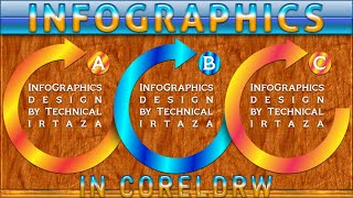 3D Infographic Design in Coreldraw || Coreldraw Tutorial