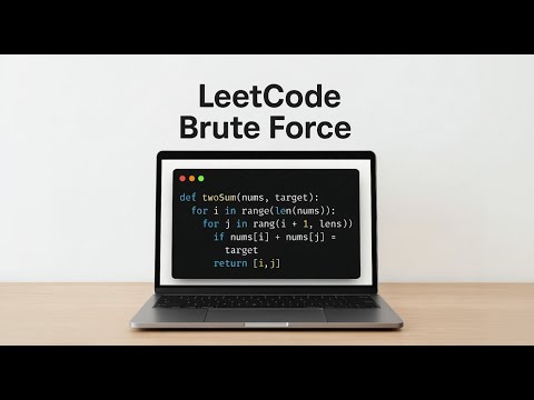LeetCode Two Sum using Brute Force (Python)