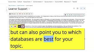Using the Enlarged Text Tool by ReadSpeaker in Brightspace