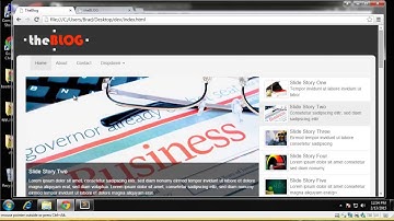Learn how to build a Blog website using Twitter Bootstrap   Part 2