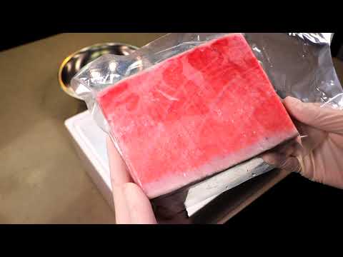 How to properly defrost Super Frozen Bluefin Tuna TORO