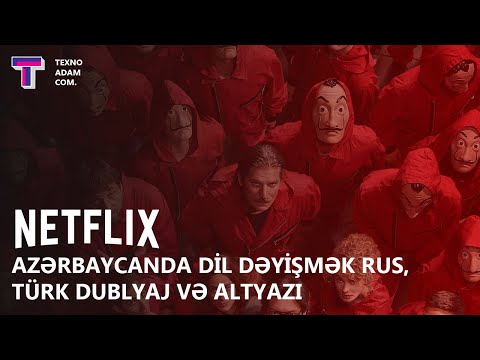 Netflix Azərbaycanda Dil Dəyişmək Rus,Türk Dublyaj və Altyazı