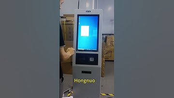 Self-service kiosk with scanner, thermal printer