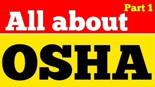 What Is Osha Occupational Safety & Health Administration Osha Standards.