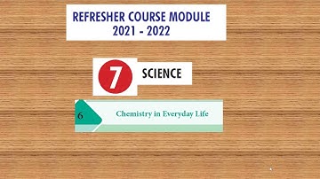 Refresher Course Module/Class 07/Unit 06/Chemistry  in everyday life/answer