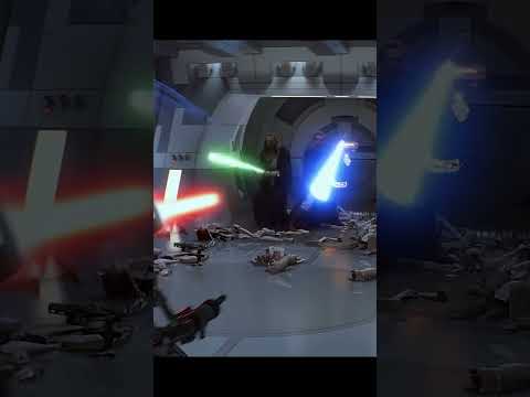 كوي جون جين وأوبي وان كينوبي ضد درويدكاس حرب النجوم