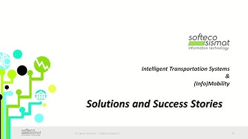 Intelligent Transportation Systems & (Info)Mobility by Softeco Sismat  - Part 2 of 2