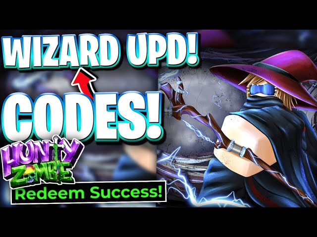 🪄[X2 DIVINE] ALL WIZARD UPDATE 13 CODES FOR HUNTY ZOMBIE! ROBLOX