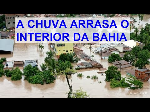 Chuva devasta o interior da Bahia