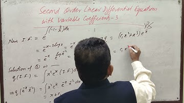 Second Order Linear Differential Equations with Variable Coefficients 3,by Yogendra Bahadur Singh