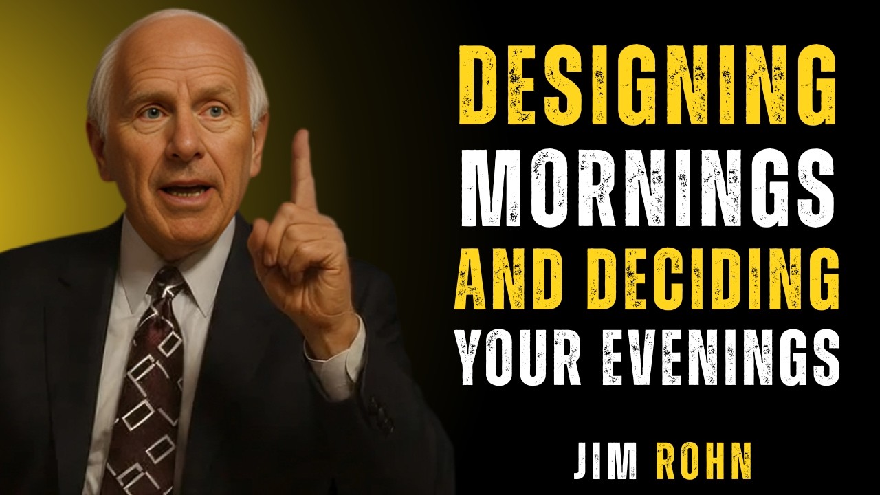 Designing Mornings Deciding Evenings | Jim Rohn Motivation