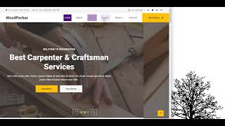 Best Carpenter -Craftsman Service Website Design HTML CSS JS