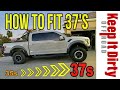 How to fit 37's on a Raptor