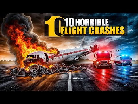 10 HORRIBLE FLIGHT CRASHES | SuryanExplains