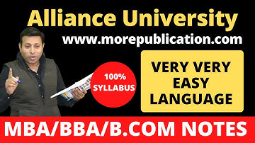 MBA BOOKS/NOTES AU|Alliance University|EASY LANGUAGE|BBA NOTES/BOOKS|BCOM NOTES/BOOKS|
