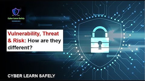 Vulnerability vs Threat vs Risk: How are they different?