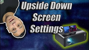 Elephas Mini Projector 2 How to adjust screen upside down