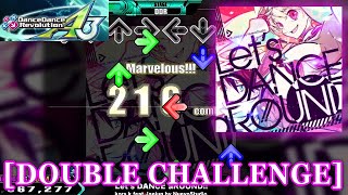 【DDR A3】 Let's DANCE aROUND!! [DOUBLE CHALLENGE] 譜面確認＋Clap
