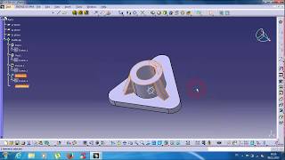 Catia V5 Ders 6 - 3D Modelleme Örnek Çalışma Catia V5 Ders 6 - 3D Modelleme Örnek Çalışma