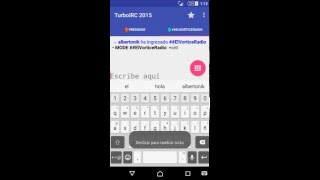 Chat IRC de El Vortice Radio