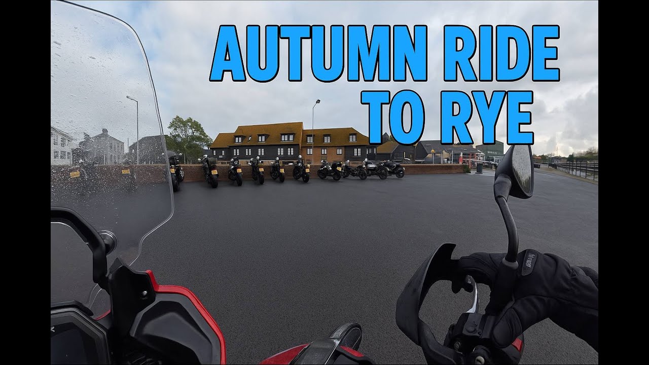 Autumn Ride to Rye 🍂 | Triumph Tiger 660 in Rain & Sun | UK Country Roads Adventure